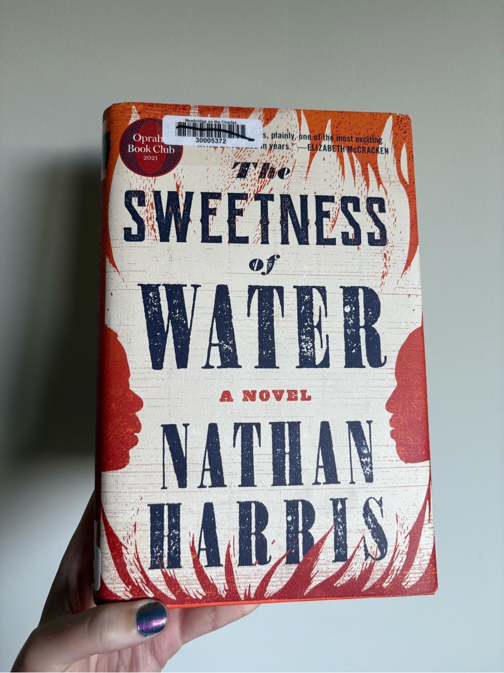 The Sweetness of Water hardcover book by Nathan Harris